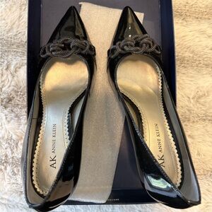 Anne Klein Black Patent Heels